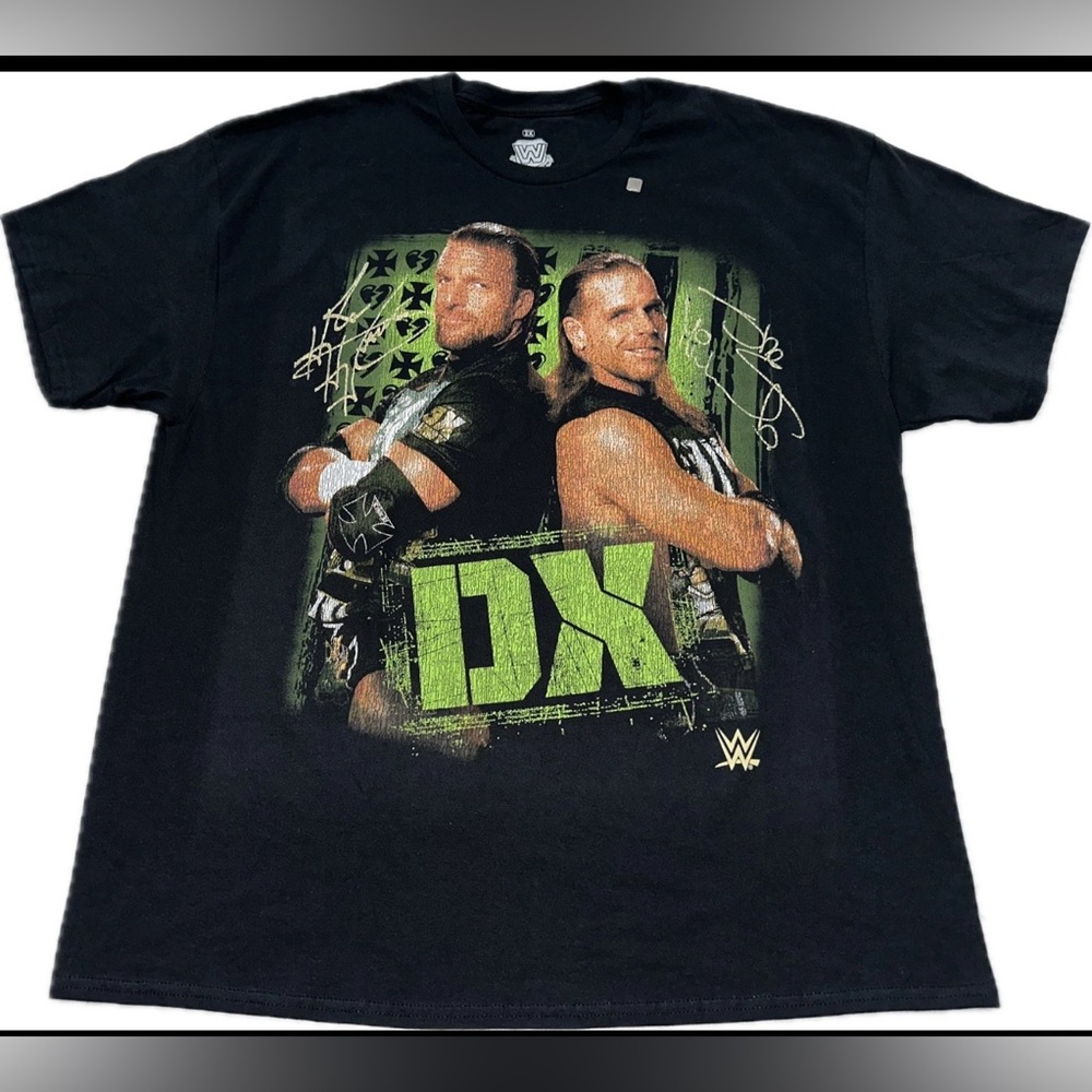 WWE DX Black and Green Short Sleeve Tee